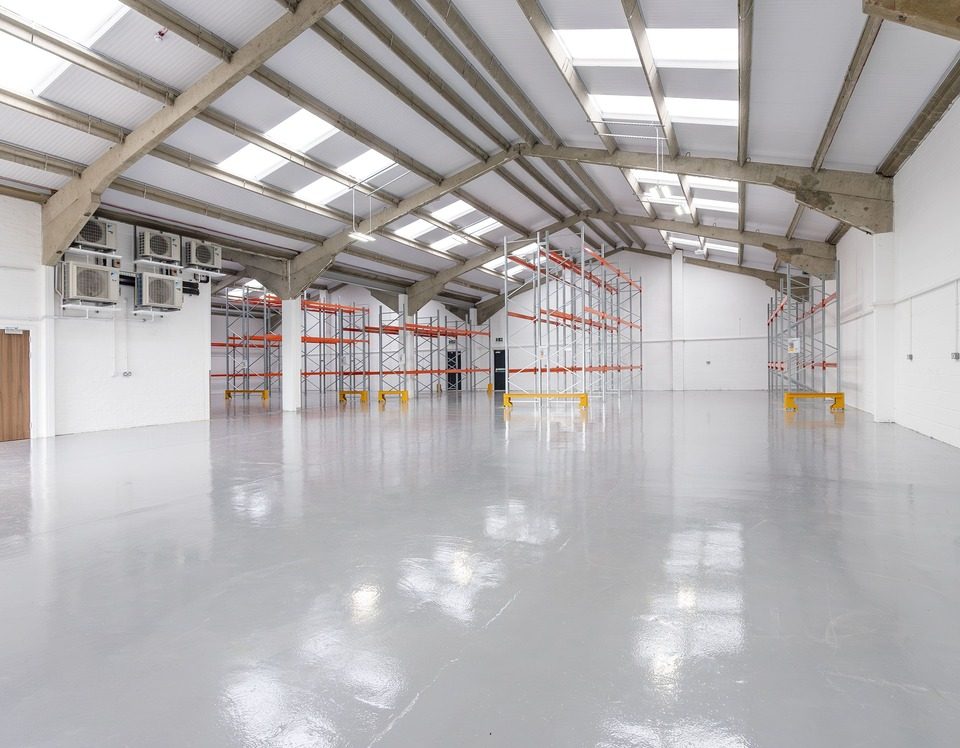 Warehouse refurbishment at RRT UK headquarters